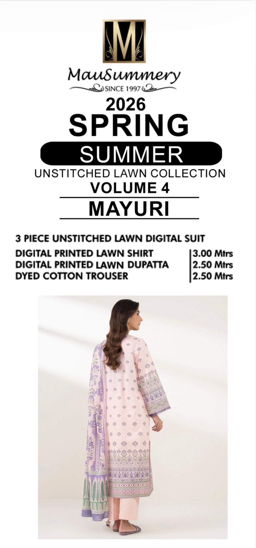Mausummery Lawn Unstitched Collection 17