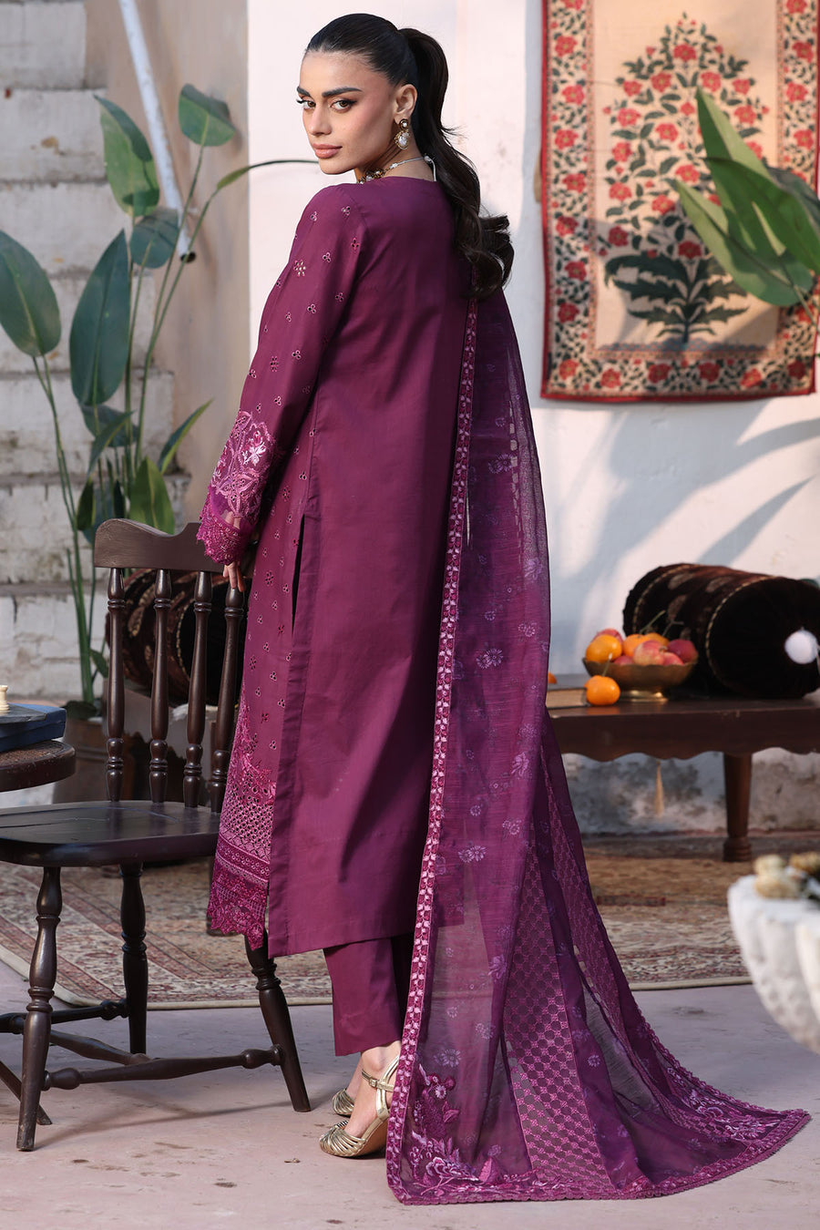 CRIMSON | RANGREZA FESTIVE LAWN | UNSTITCHED
