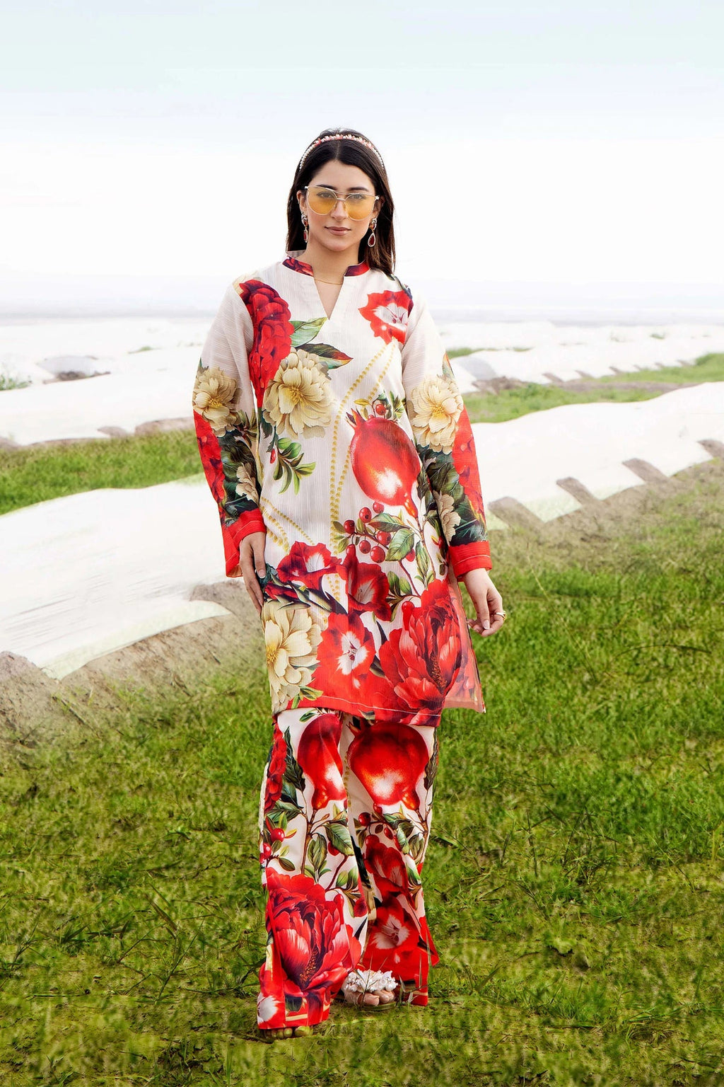 Camelia Vol-1 by Adan's Libas Premium Lawn Co-ords | Design 04