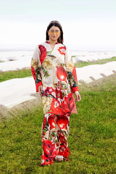 Camelia Vol-1 by Adan's Libas Premium Lawn Co-ords | Design 04