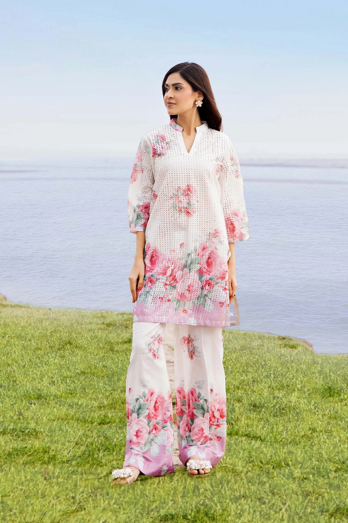 Camelia Vol-2 by Adan's Libas Premium Lawn Co-ords | Design 01