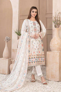 NEZARAH BY TAWAKKAL 3 Piece Un Stitched Suit - D-9157