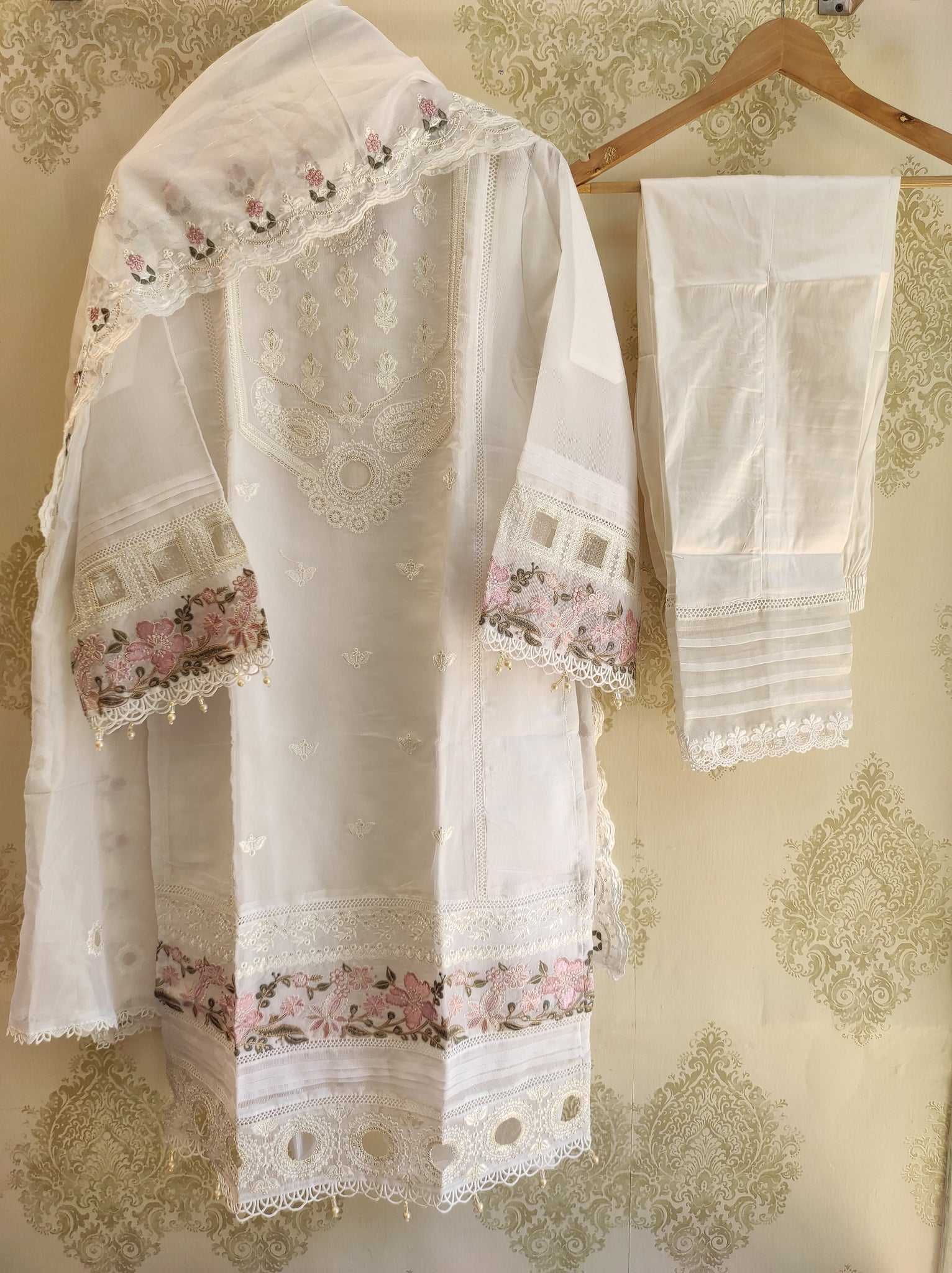 White Cutwork Tunic