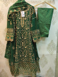 BOTTLE GREEN FROCK