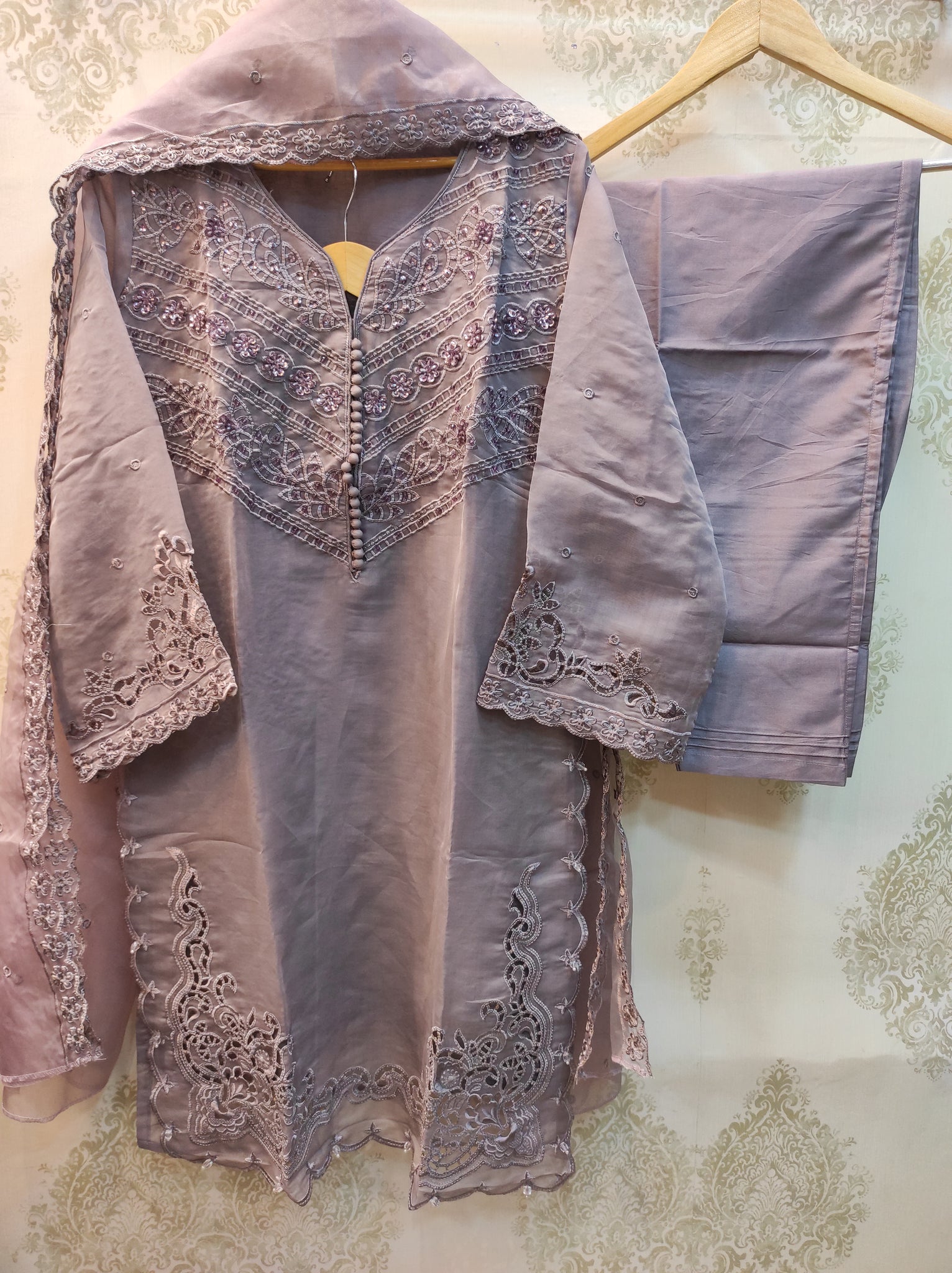 Haze Purple Tunic Set