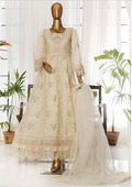 Organza Cutwork Frock | Ivory