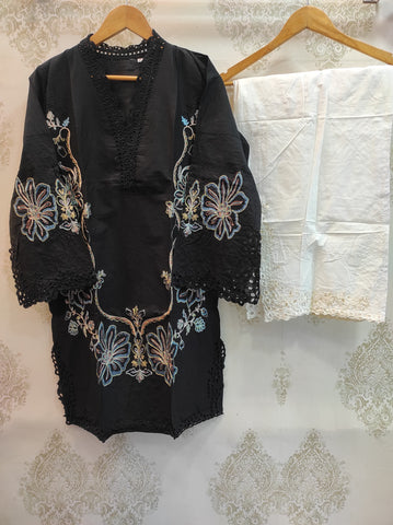 Black Cutwork Co-ord set