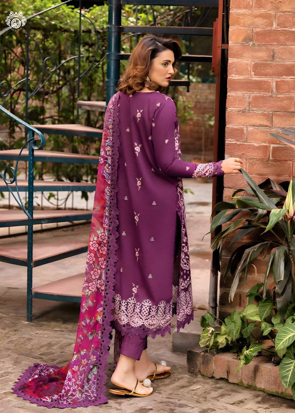 3 PC UN-STITCHED SHIRT TROUSER & DUPPATA | GS001
