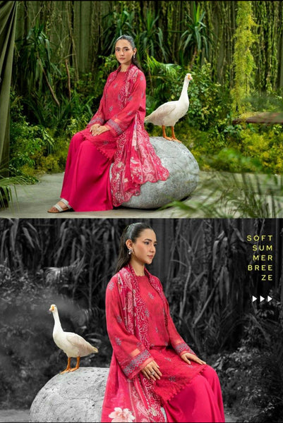 3 PC UN-STITCHED SHIRT TROUSER & DUPPATA - GMIS2512A2