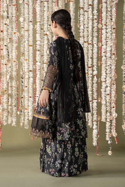 3 Piece Embroidered Lawn Suit | MKD-EF25-13-Black-2-4