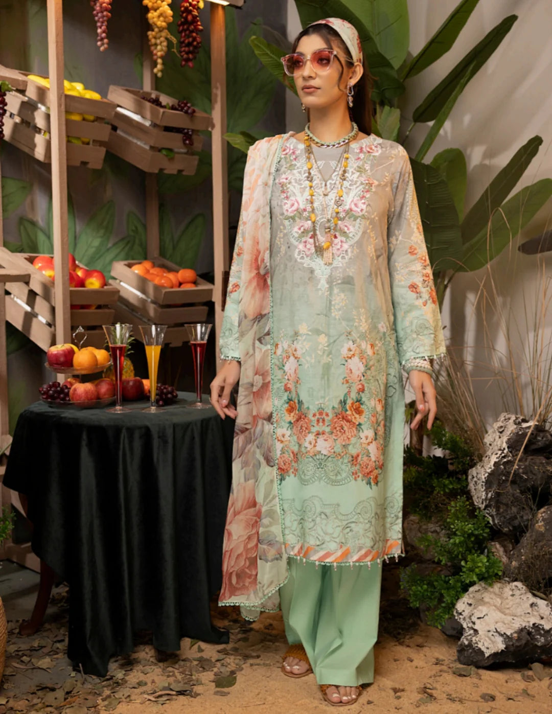 Summer Fantasy Lawn by Adan’s Libas 2023 | ETHNIC SERENADE