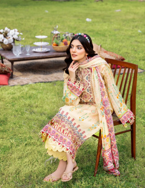 Adan's Libas SummerKari Lawn Collection 2023 – Fountain