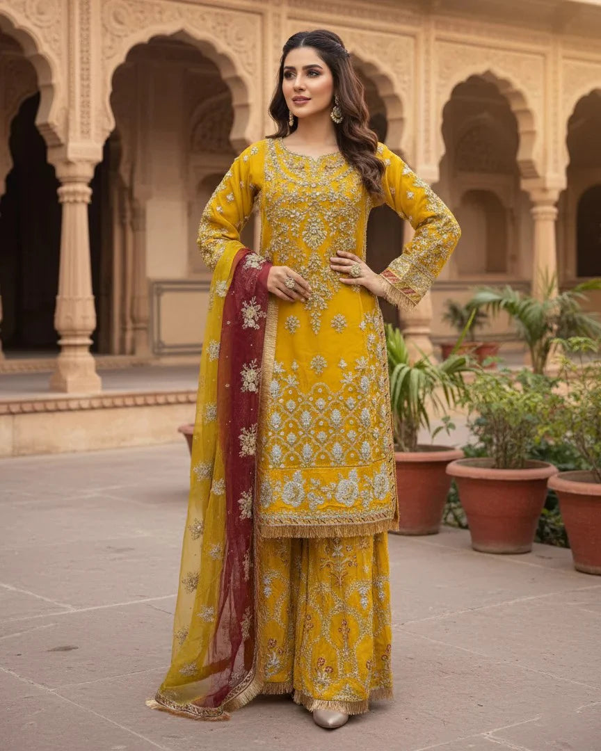 Marigold Mist Garara Set