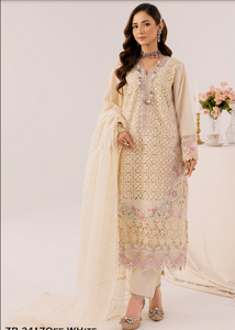 Zahra Rubab Chikankari | Ready To Wear | ZR-2417 | Skin