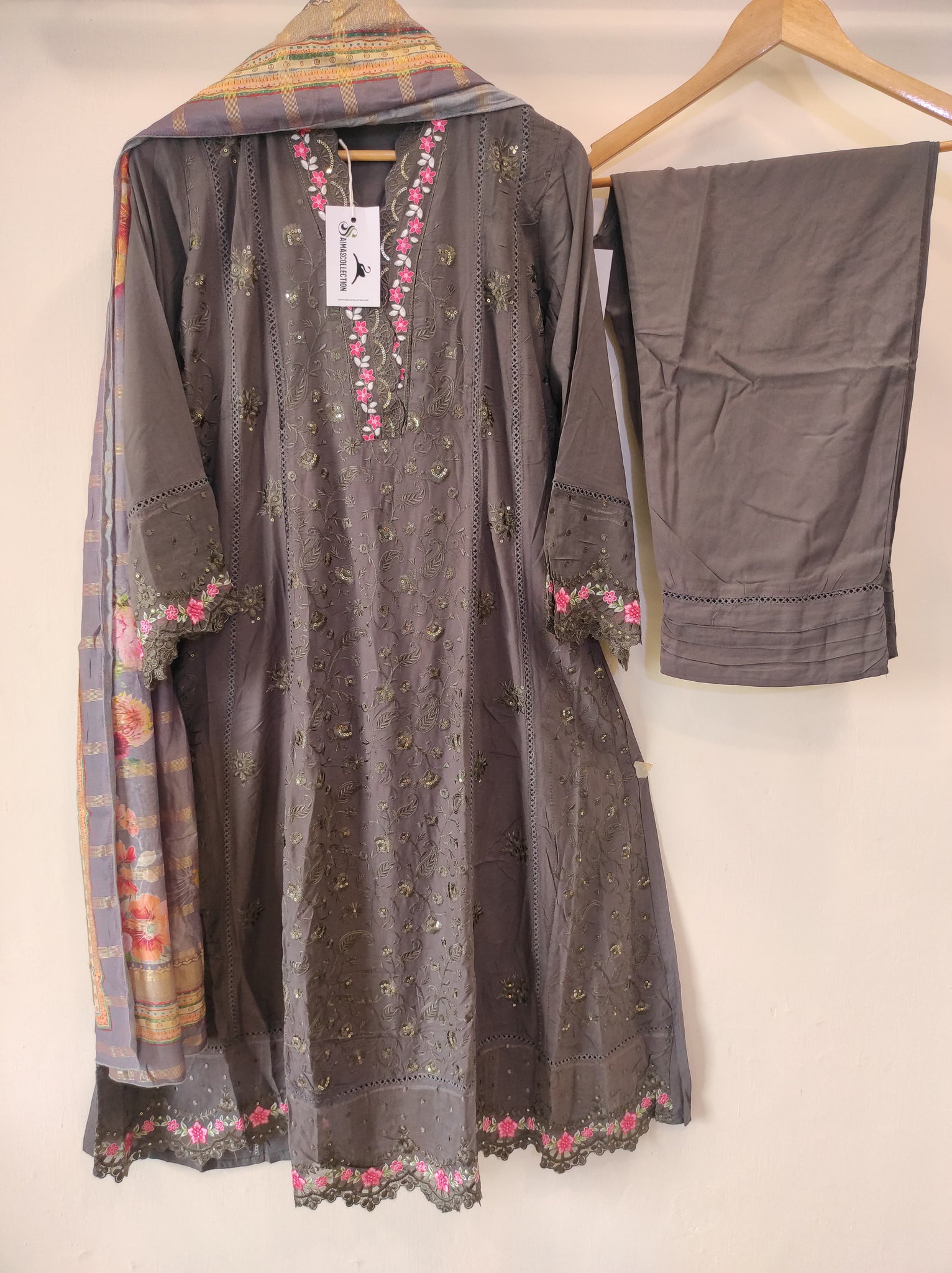 Grey Rayon Set