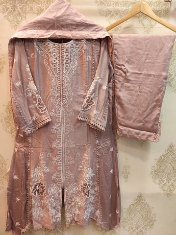 Nude Pink Rayon Set