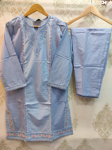 2 Piece Embroidered Lawn Suit | D.no.117
