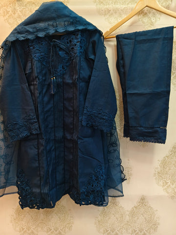 Cutwork Tunic | Blue