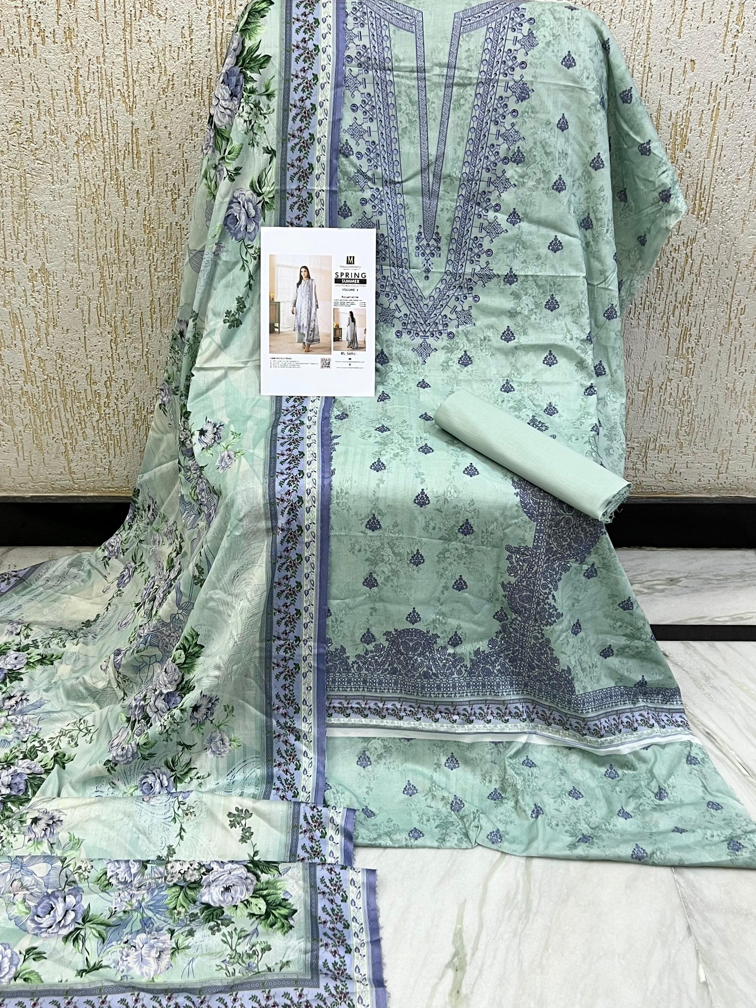 Mausummery Lawn Unstitched Collection | AQUAMARINE