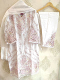 Cutwork Cotton Kurta Set 003