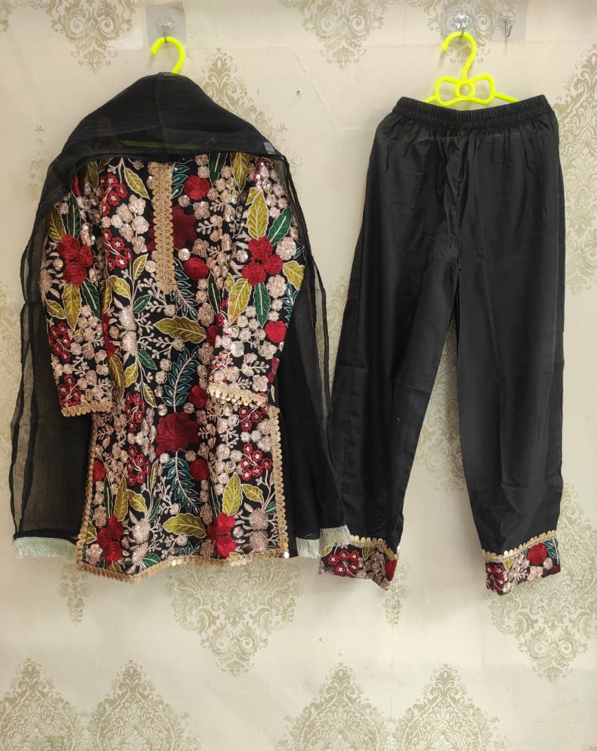 M KIDS MKS-306 | Floral Embroidery