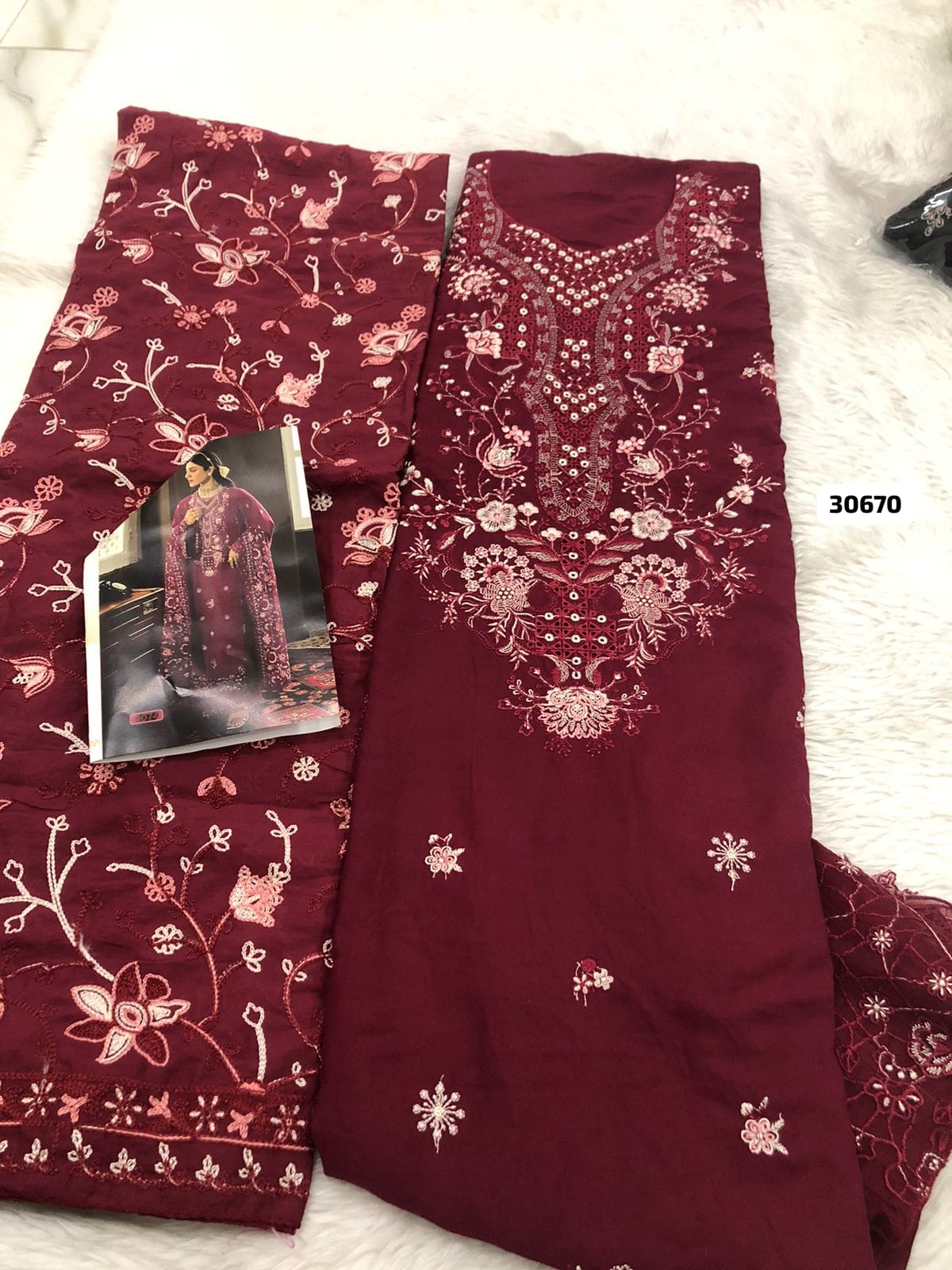 Embroidered Rayon | D.no.0003