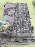 Flora Embroidered Cotton Suit | D.no.021