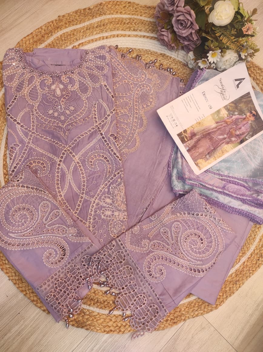 Adan Libas Summer Inspired Semi-stitched Lawn 09