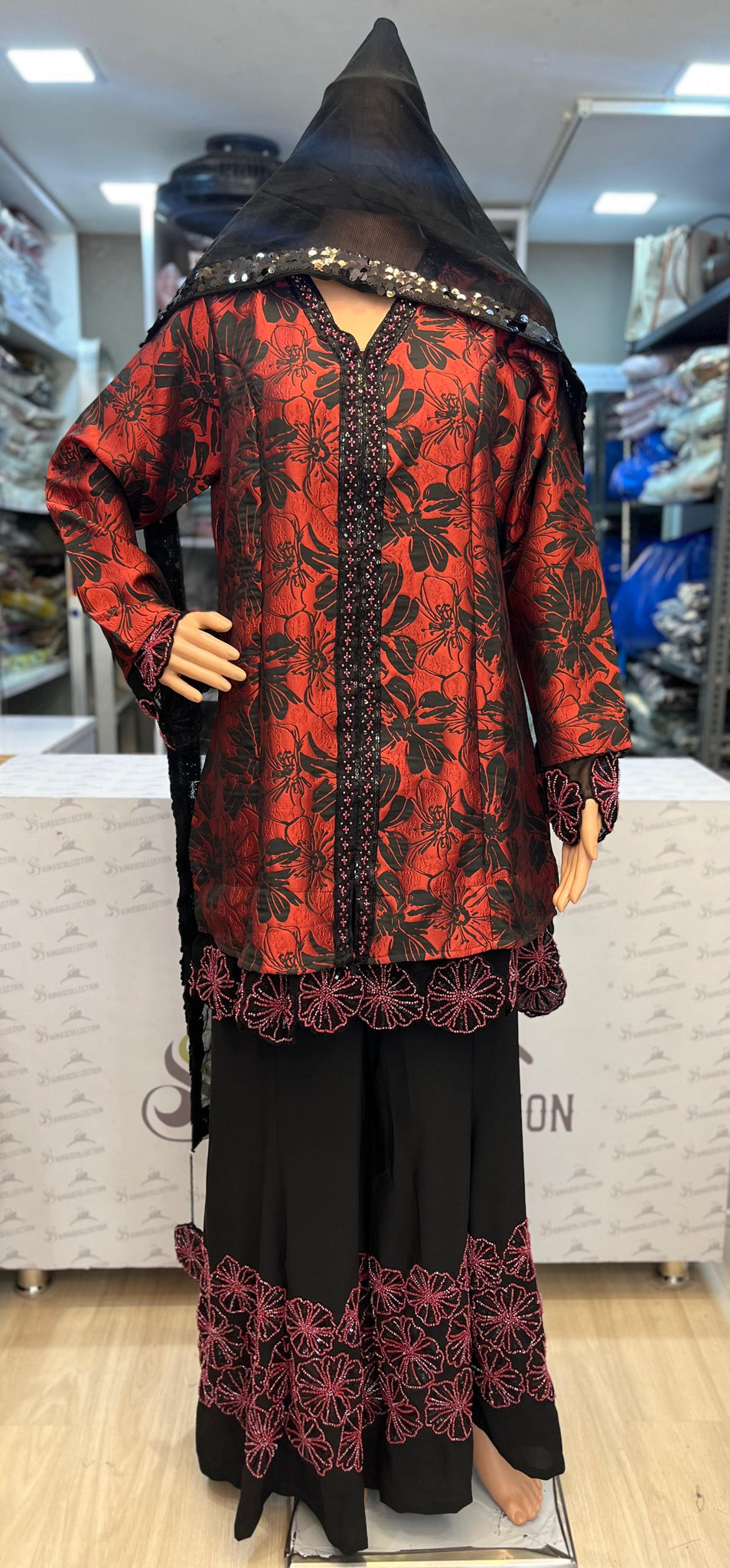 Crystal Co-ord (Rusty Red)