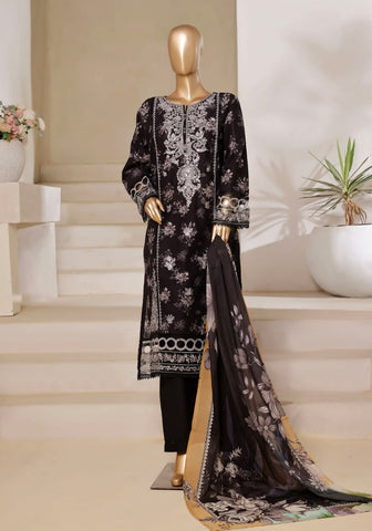 Sadabahar Luxury Lawn | 01 | Black