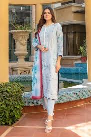 Z-Lawn Semi Stitched | D005