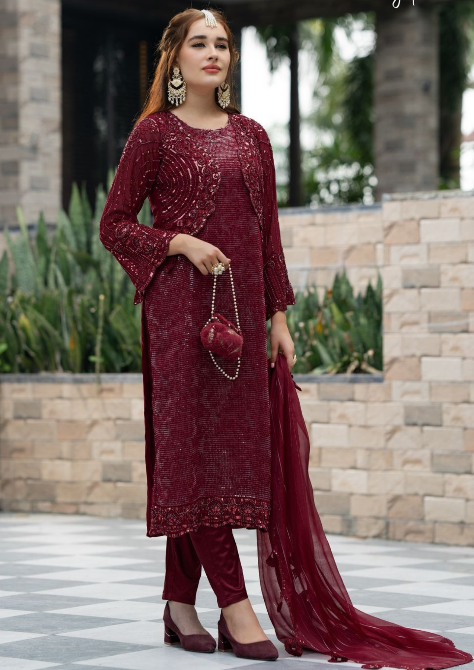 Crystal jacket Ruby