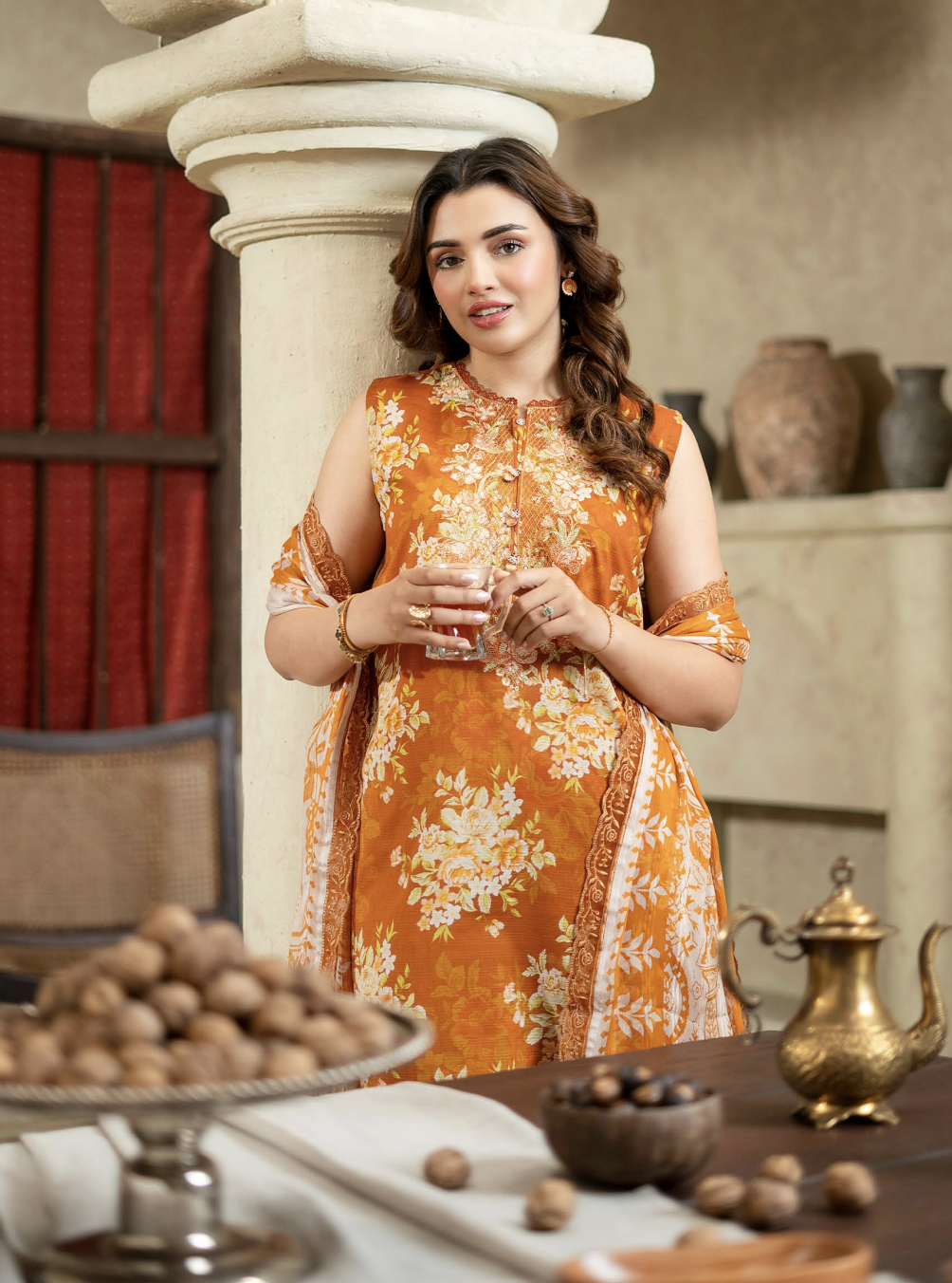 3 PC UN-STITCHED SHIRT TROUSER & DUPPATA | ART-11