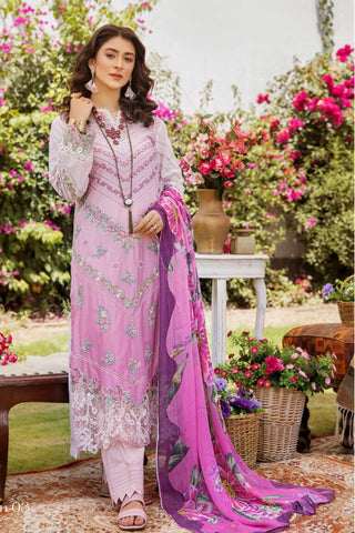 Etoiles By Zebaish Embroidered Lawn 2023 | ED-03