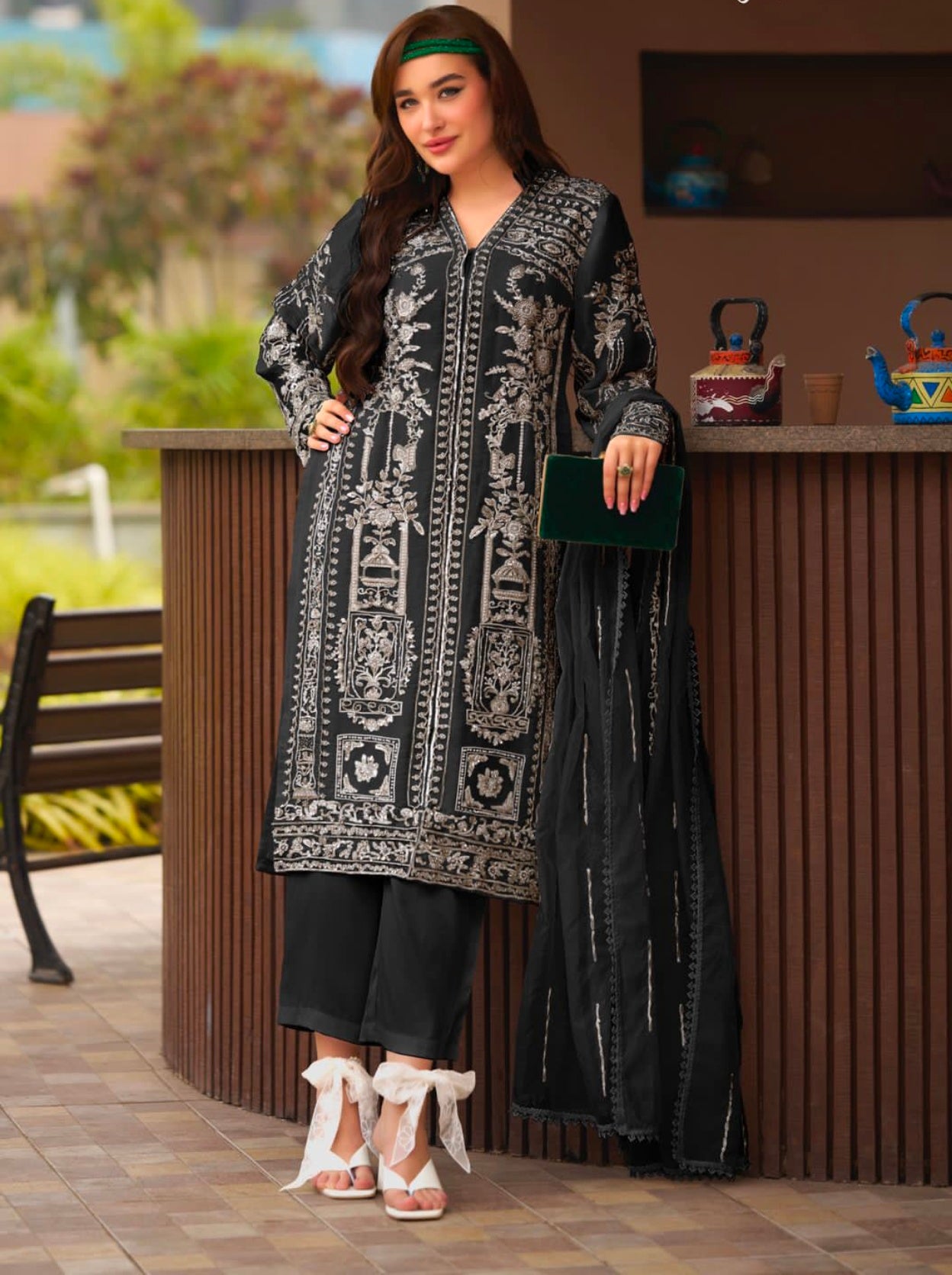 Handwork Eid Pret | Midnight Black