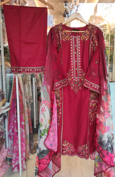 Ferisha Luxury Lawn | Wine