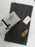 J. Embroidered Men's Unstitched Pathani Mud Grey