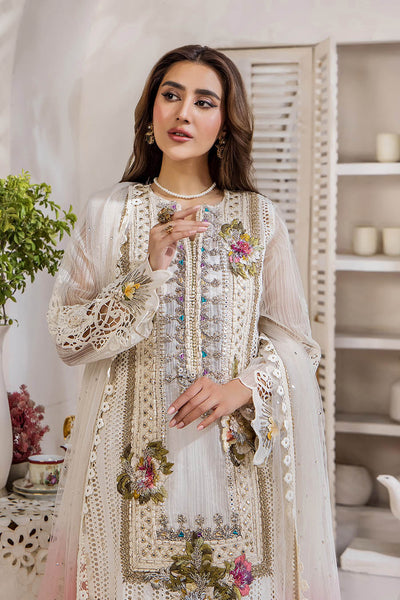 Lawn Pret | F-164 | White