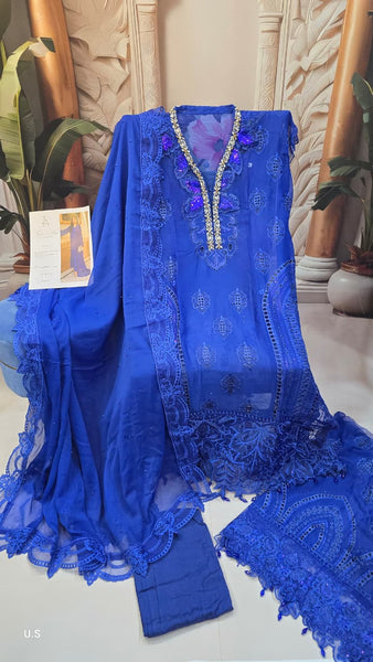 Semi-stitched Chiffon | NEELAM