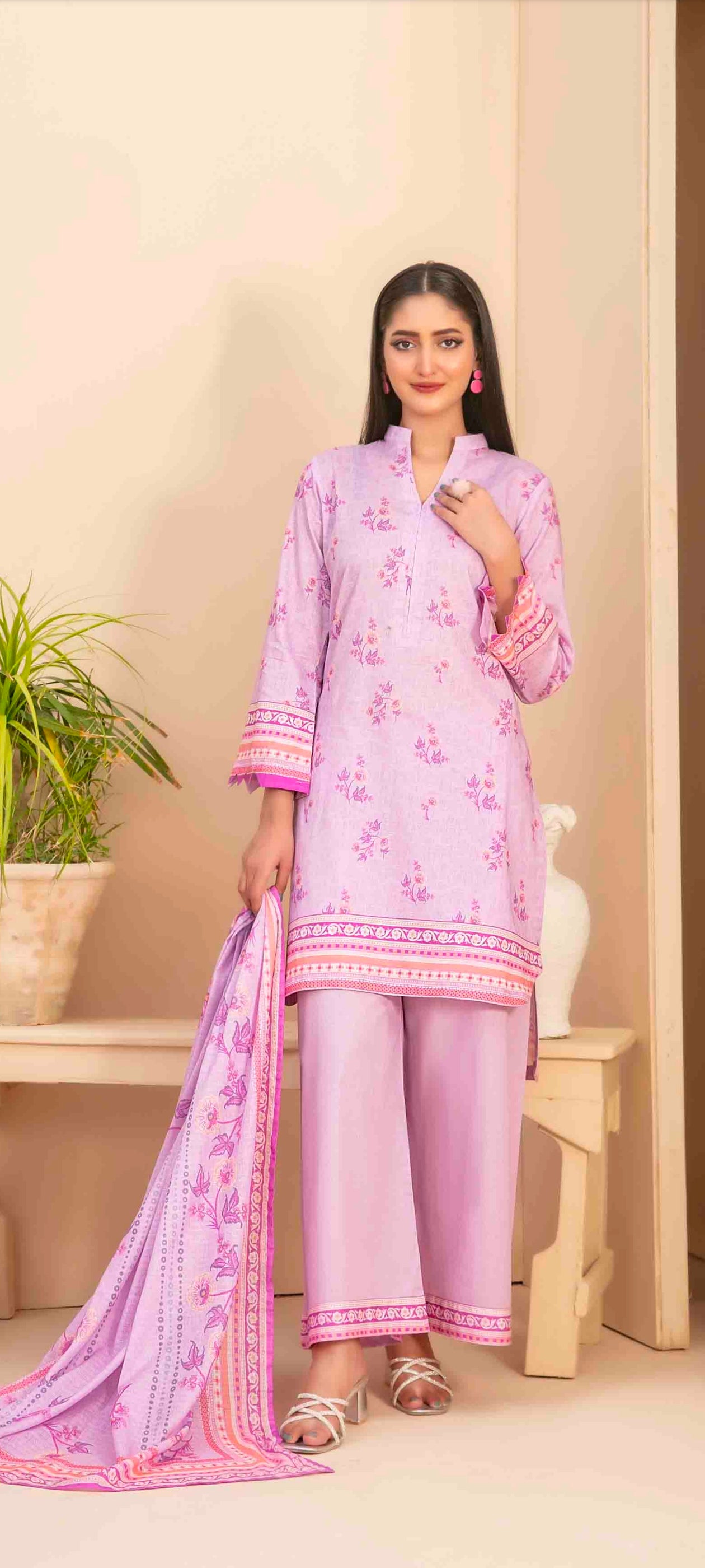 Tawakkal Stitched Lawn | Rameen | D-1002