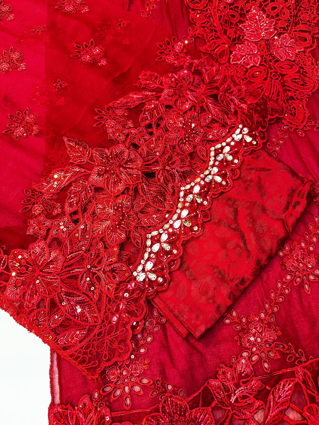 Semi Stitched Chiffon Suit | Amaira
