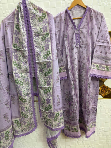 Amythest Printed Lawn Collection