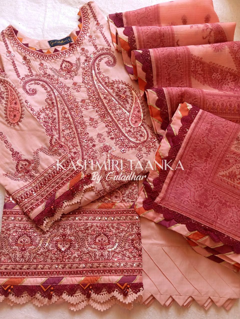 GUL ADHAR STITCHED LAWN | GA016