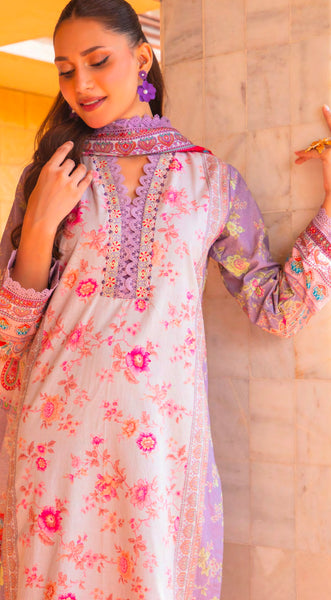 GUL ADHAR STITCHED LAWN | GA005