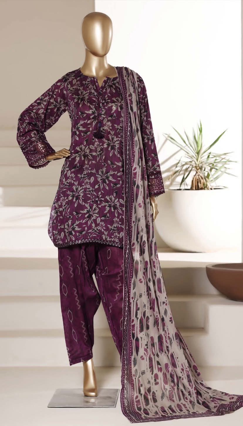 Sadabahar Malika Embroidered Lawn 001