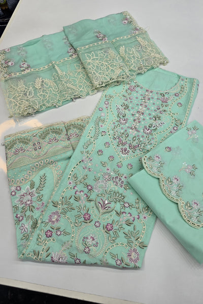 Qalamkar Suqoon Semi-Stitched Luxury Lawn 006