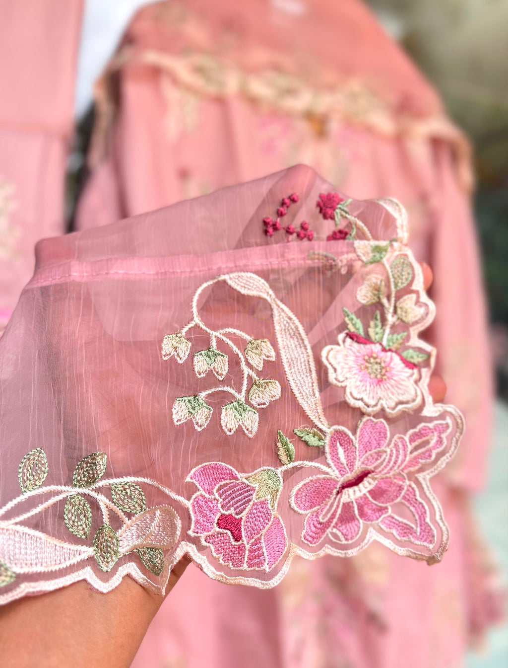 Gulbahar Co-ord Set | Pastel Pink