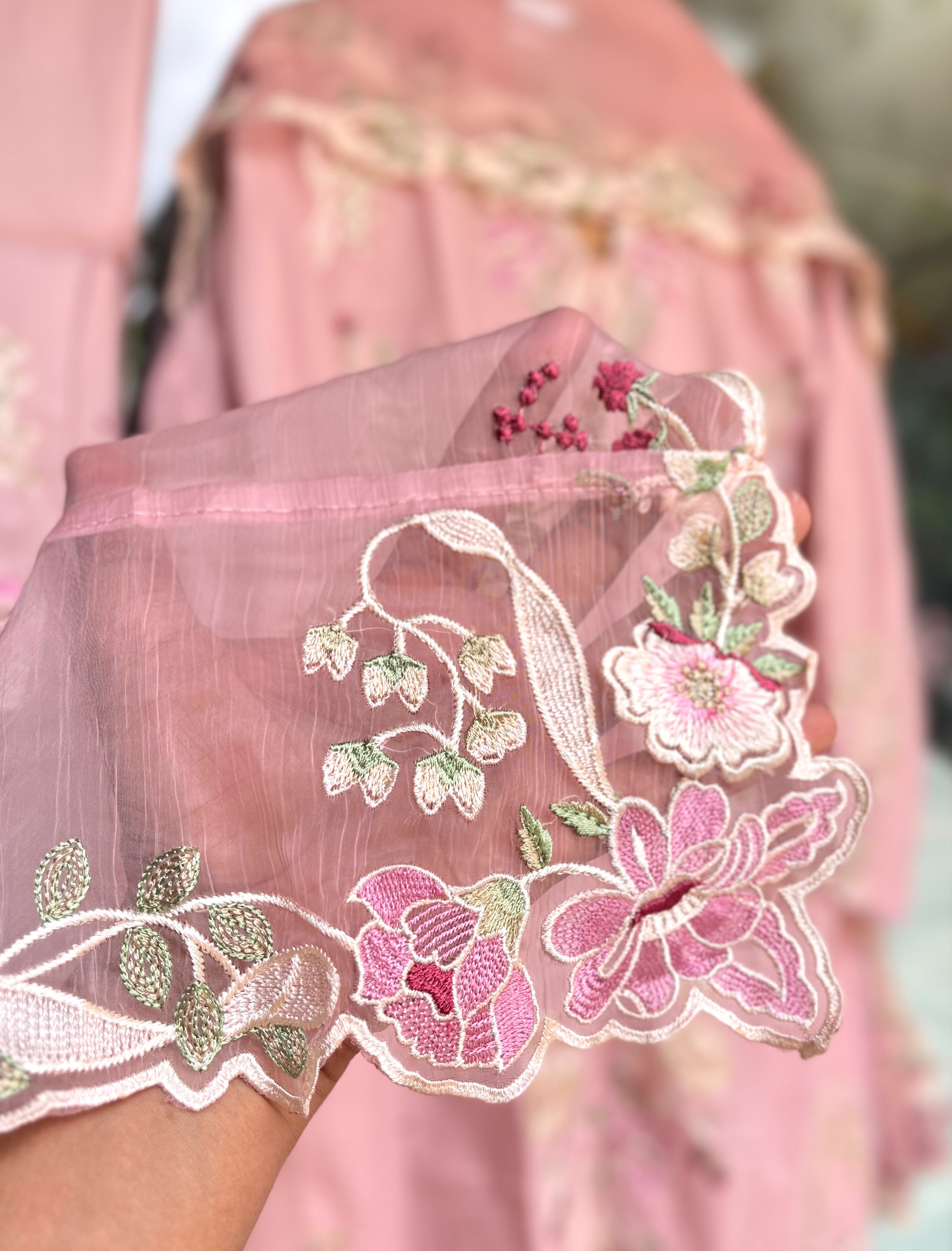 Gulbahar Co-ord Set | Pastel Pink