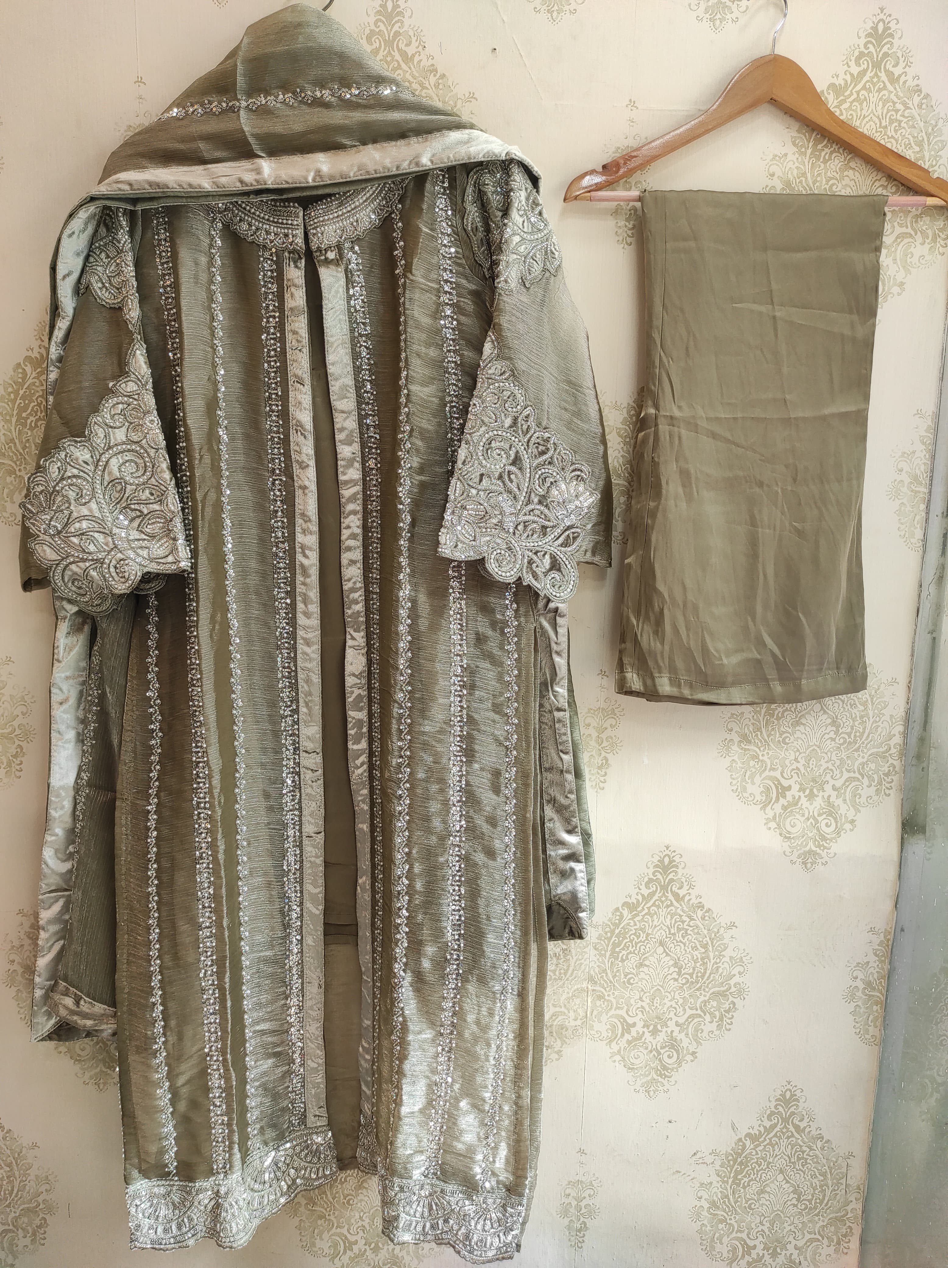SAGE GREEN JACKET SET