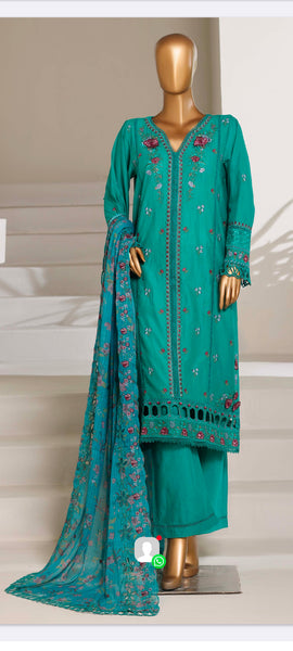 Sadabahar Festive Embroidered LUXURY LAWN D.No.005